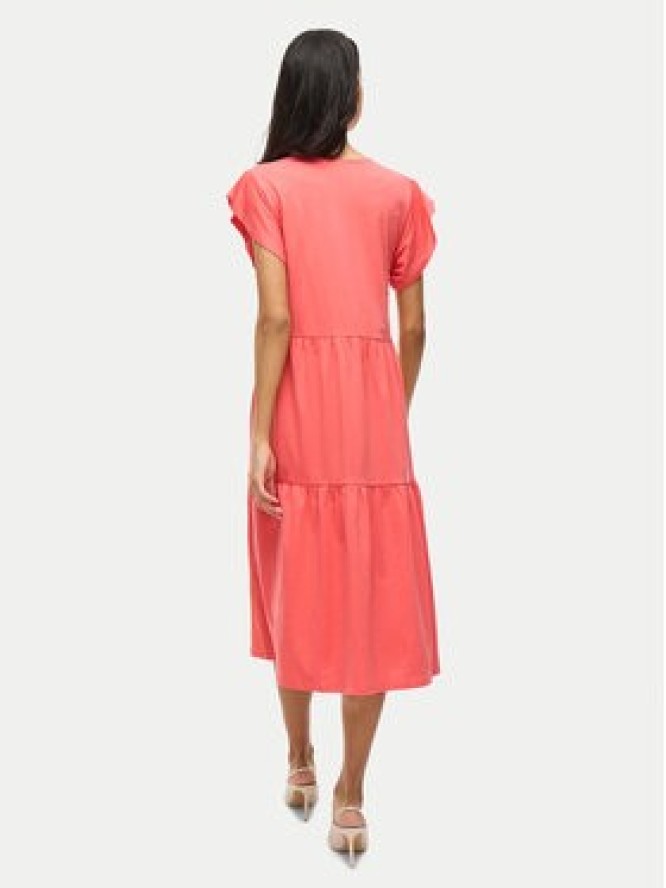 Vila Sukienka codzienna Summer 14087542 Koralowy Loose Fit