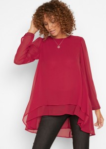 Długa tunika z dłuższym tyłem