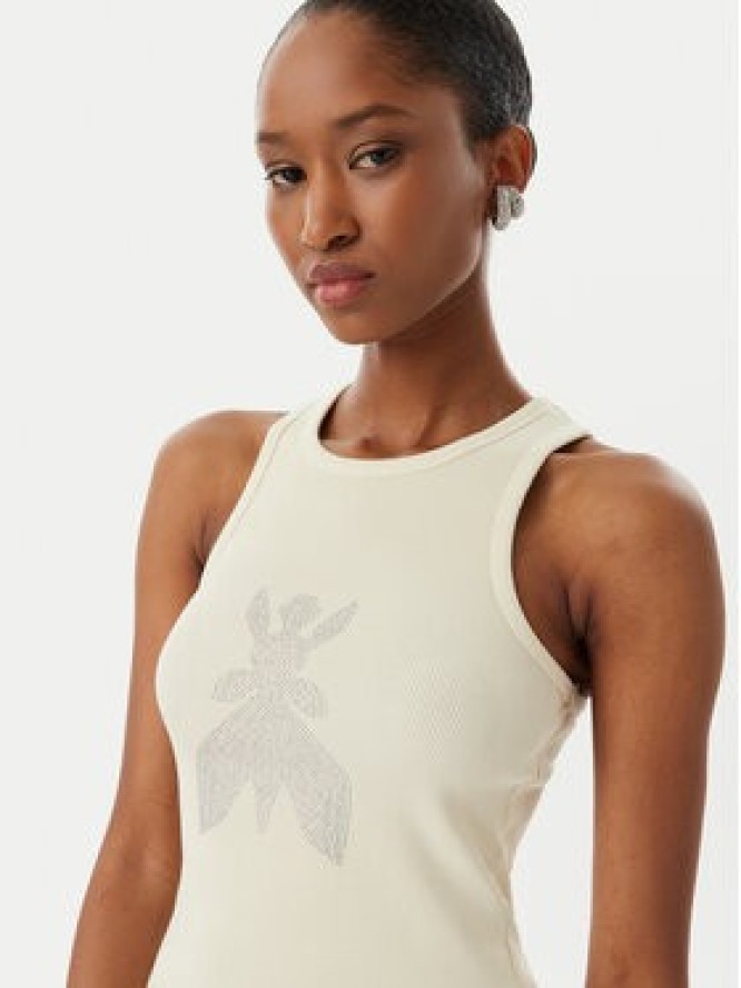Patrizia Pepe Top 8M1768/J373-W413 Beżowy Slim Fit