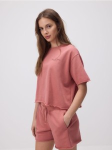 Dresowe szorty - jasnopomarańczowy