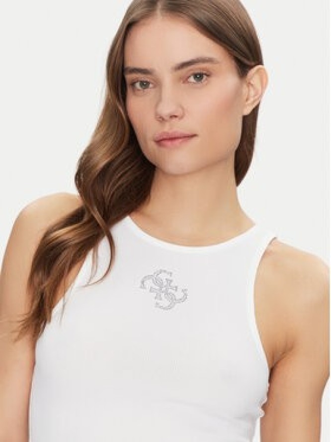 Guess Top W5GP57 KCV52 Biały Regular Fit