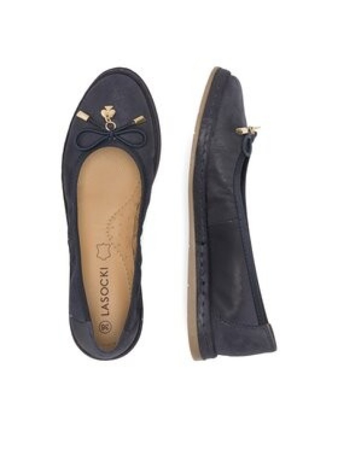 Lasocki Baleriny WI16-SPAROW-06 Granatowy