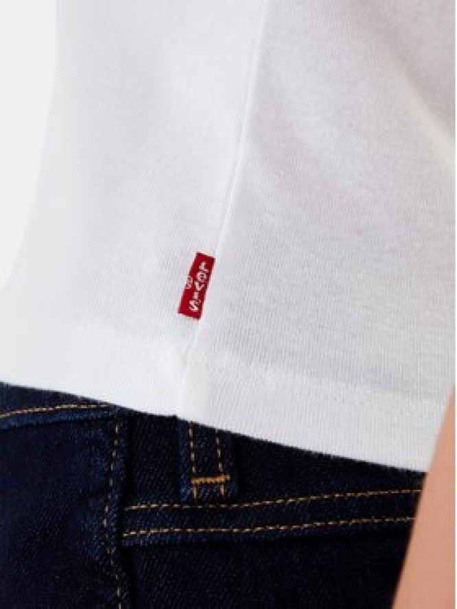 Levi's® T-Shirt Graphic Ringer A3523-0142 Biały Slim Fit