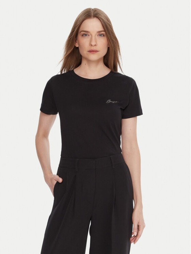 BOSS T-Shirt C_Esogo_4 50549184 Czarny Regular Fit