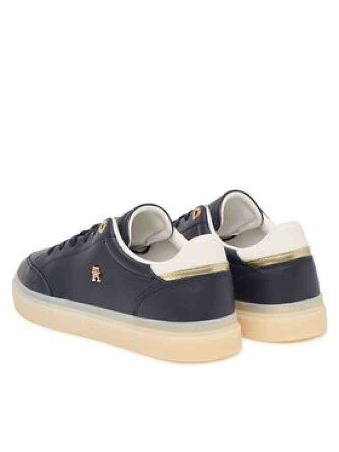 Tommy Hilfiger Sneakersy Th Chic Sneaker Elevated FW0FW09400 Granatowy