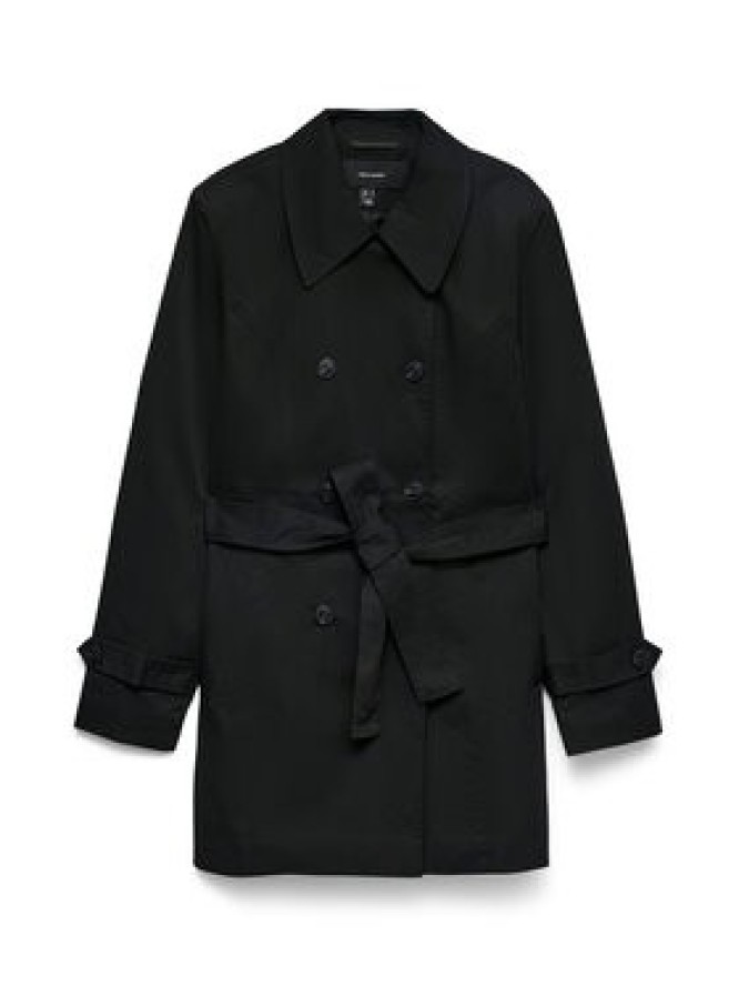 Vero Moda Trencz Chelsea 10329343 Czarny Regular Fit