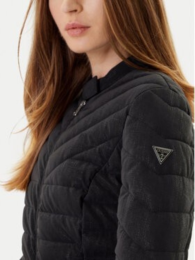 Guess Kurtka przejściowa W5YL13 WHDQ0 Czarny Regular Fit