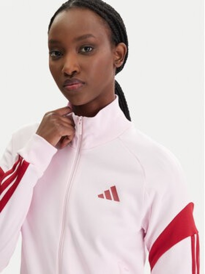 adidas Bluza House Of Tiro KE5676 Różowy Slim Fit