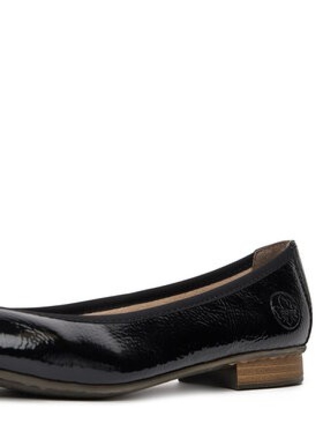 Rieker Baleriny 51950-00 Czarny