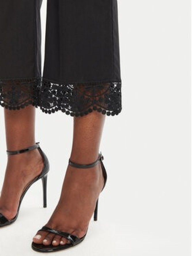 TWINSET Spodnie materiałowe 251TT2094 Czarny Straight Fit