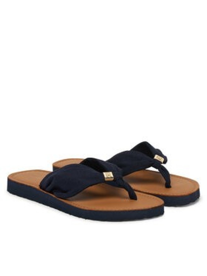 Tommy Hilfiger Japonki Th Ltr Footbed Summer Sandal FW0FW09194 Granatowy