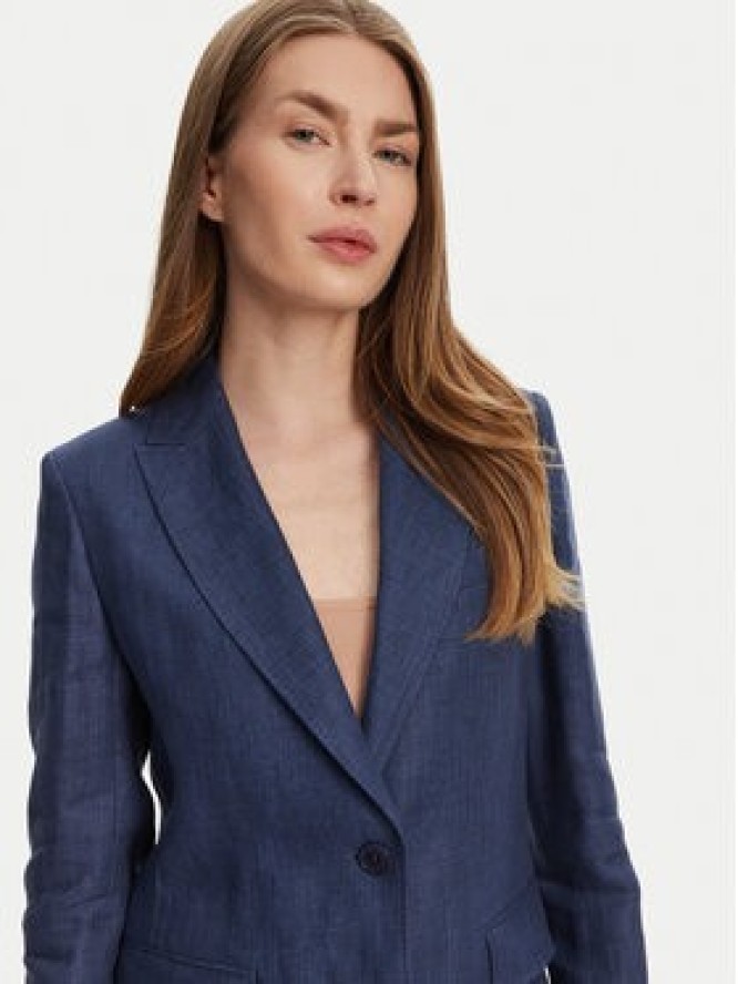 Weekend Max Mara Marynarka Nalut 2515041012 Granatowy Regular Fit