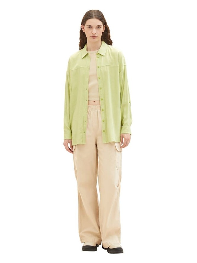 Tom Tailor Koszula w kolorze jasnozielonym rozmiar: L