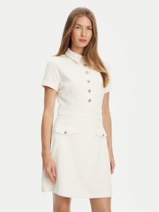 Guess Sukienka dzianinowa W5YK18 KCXO2 Écru Regular Fit