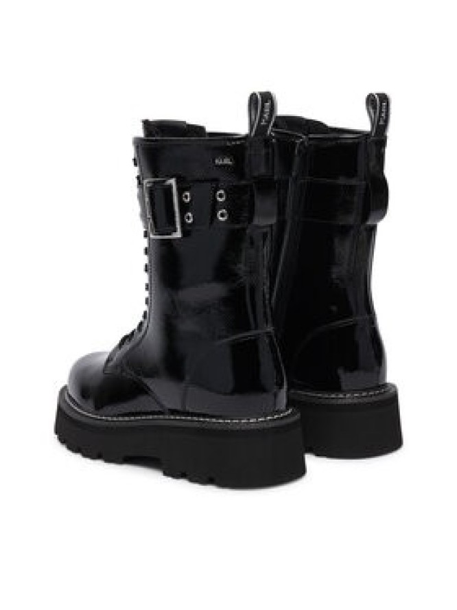 KARL LAGERFELD Trzewiki Kyla KL43475 Czarny