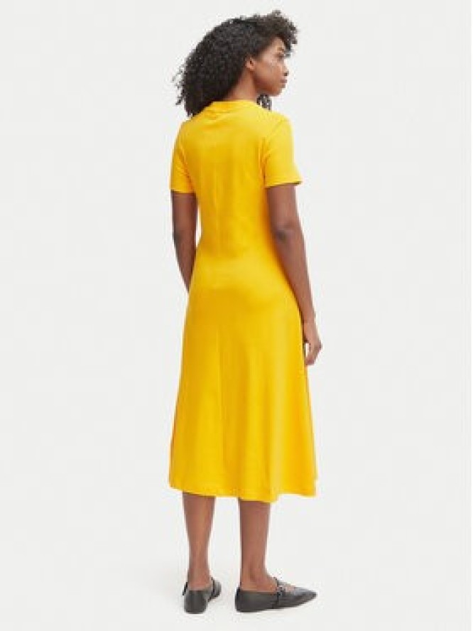 Tommy Hilfiger Sukienka codzienna WW0WW50825 Żółty Regular Fit