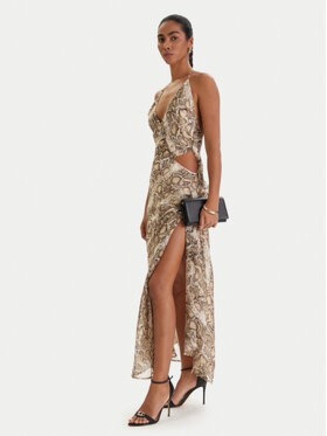 Bardot Sukienka koktajlowa Cyrel 59760DB6 Beżowy Regular Fit