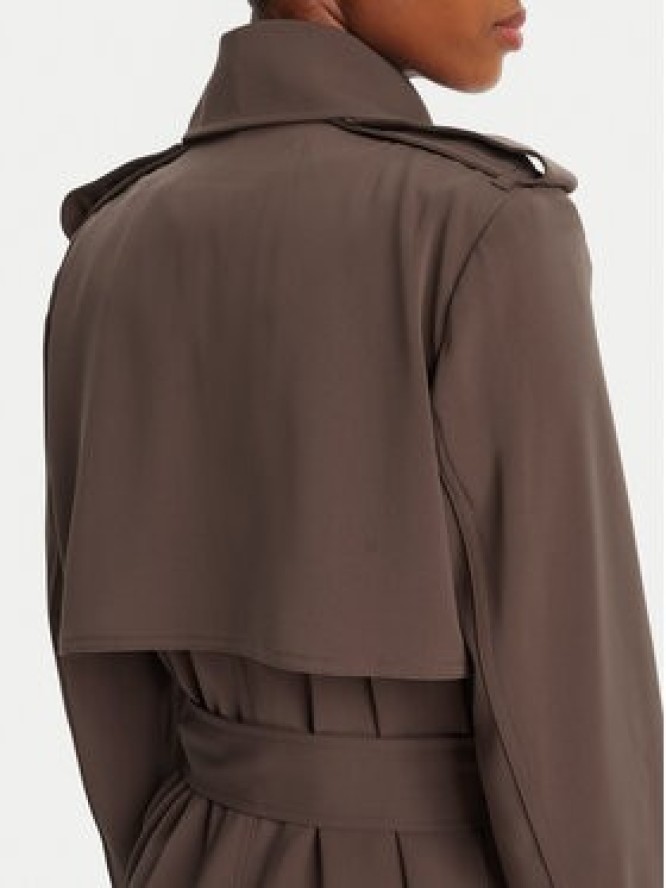 Bardot Trencz Kira Trench Coat 57053JB3 Brązowy Regular Fit