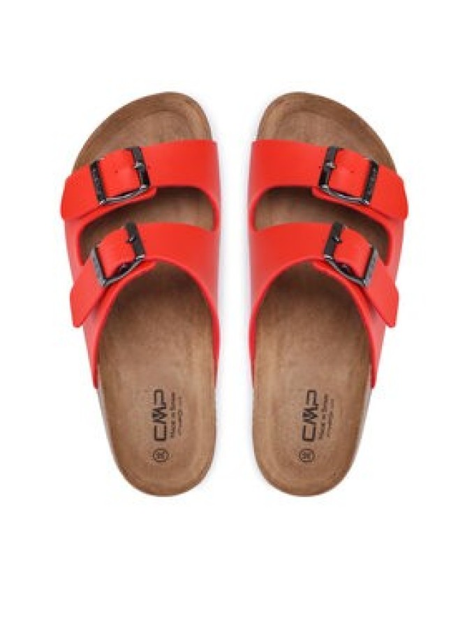 CMP Klapki Eco Thalitha Wmn Slipper 3Q91016 Czerwony
