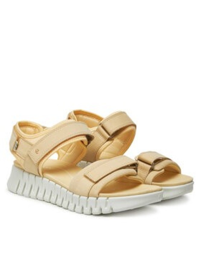 ECCO Sandały Gruuv Sol W 21310302710 Żółty