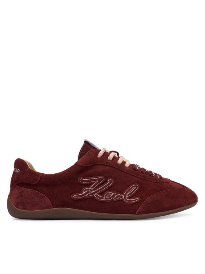 KARL LAGERFELD Sneakersy KL66122 Bordowy