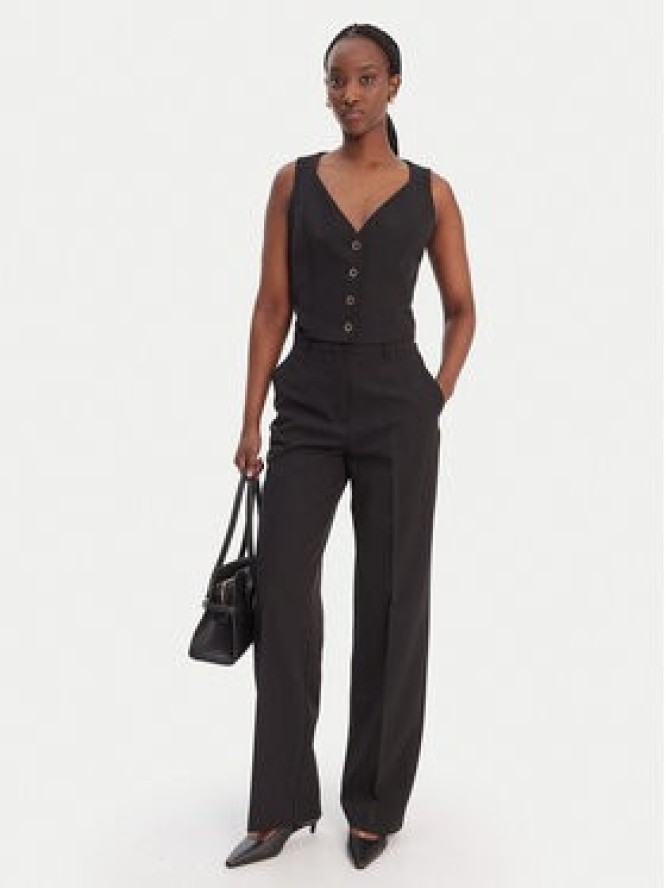 Guess Spodnie materiałowe W6RB02 WH9Y2 Czarny Regular Fit