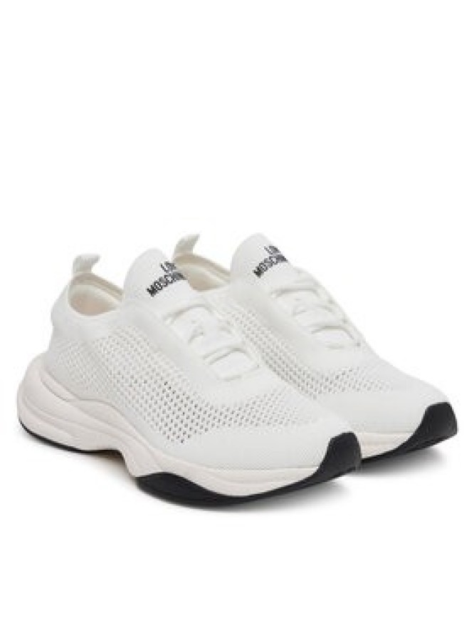 LOVE MOSCHINO Sneakersy JA15485G0MIYZ100 Biały
