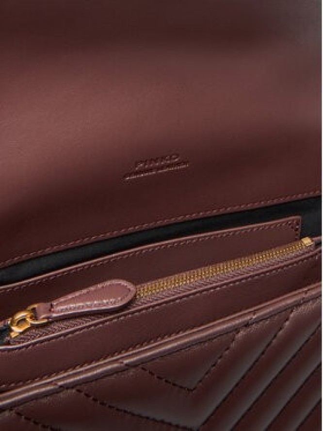 PINKO Torebka Love Lady Puff Mini Cl Al 25-26 PLTT 100044 A0GK Bordowy