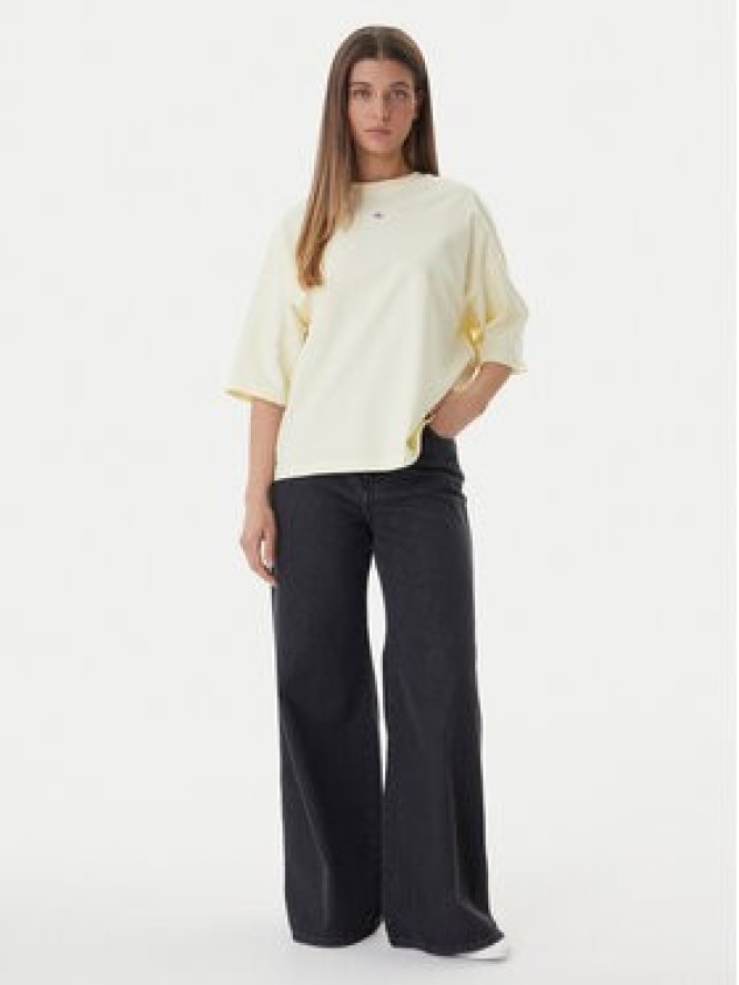 Calvin Klein Jeans T-Shirt LV047D204G Biały Oversize