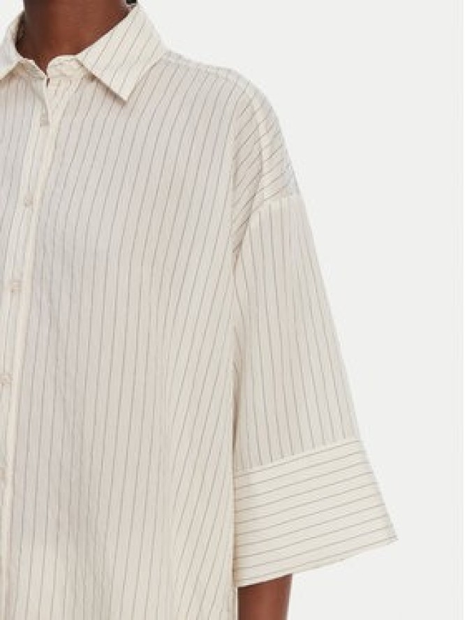 Eleh Koszula SS260297 Biały Relaxed Fit