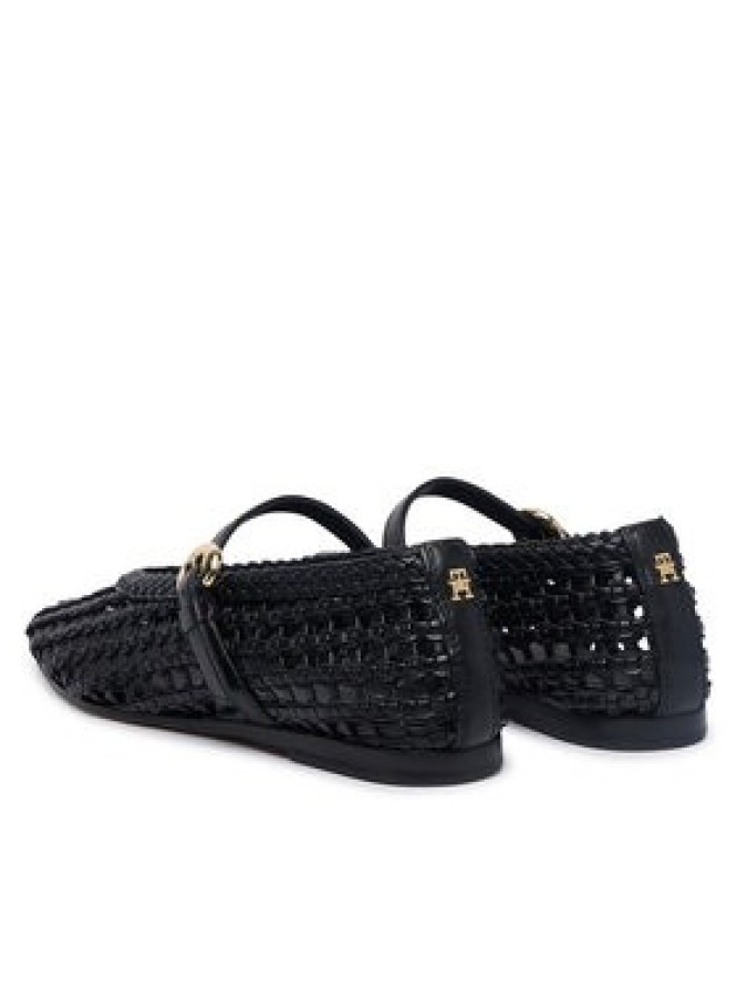 Tommy Hilfiger Baleriny Mary Jane Ballerinas FW0FW09244 Czarny