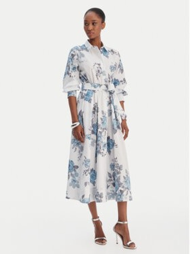 Marella Sukienka koszulowa Formica 2613221161 Błękitny Regular Fit