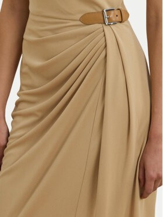 LAUREN RALPH LAUREN Sukienka codzienna 250964076001 Beżowy Slim Fit