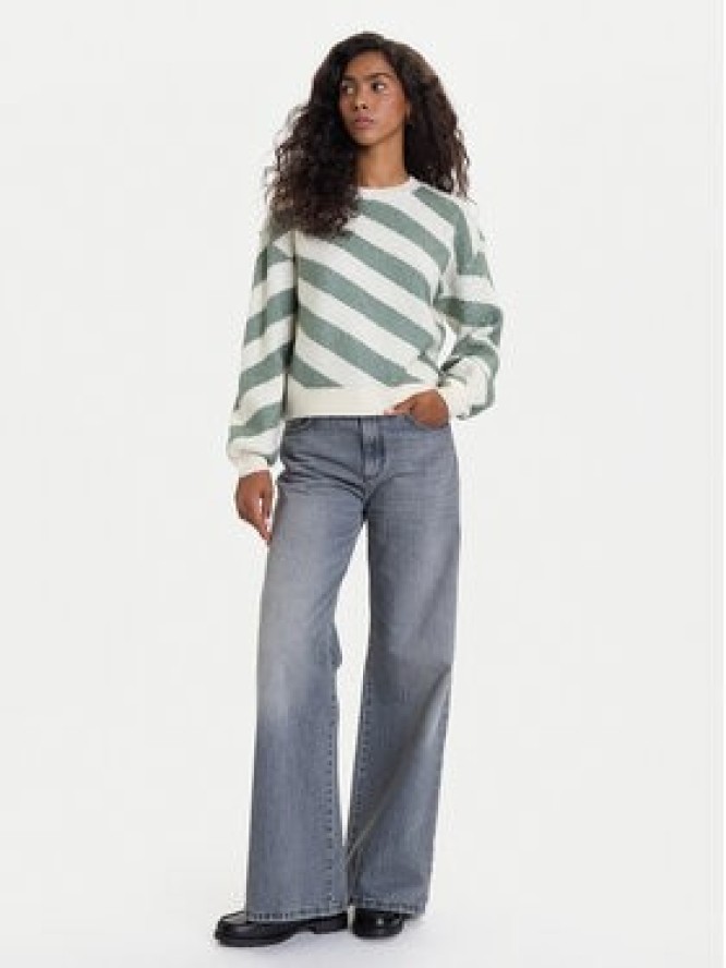 Vero Moda Sweter Lara 10310862 Beżowy Regular Fit