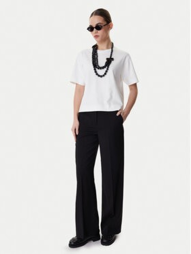 Weekend Max Mara T-Shirt Multid 2615941031 Biały Relaxed Fit