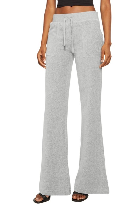 JUICY COUTURE Szare spodnie dresowe damskie Layla Low Rise, Rozmiar M