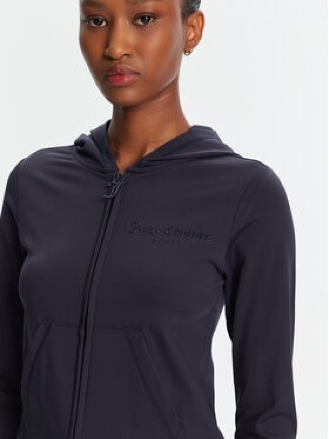 Juicy Couture Bluza Active JCSAS125401 Granatowy Slim Fit