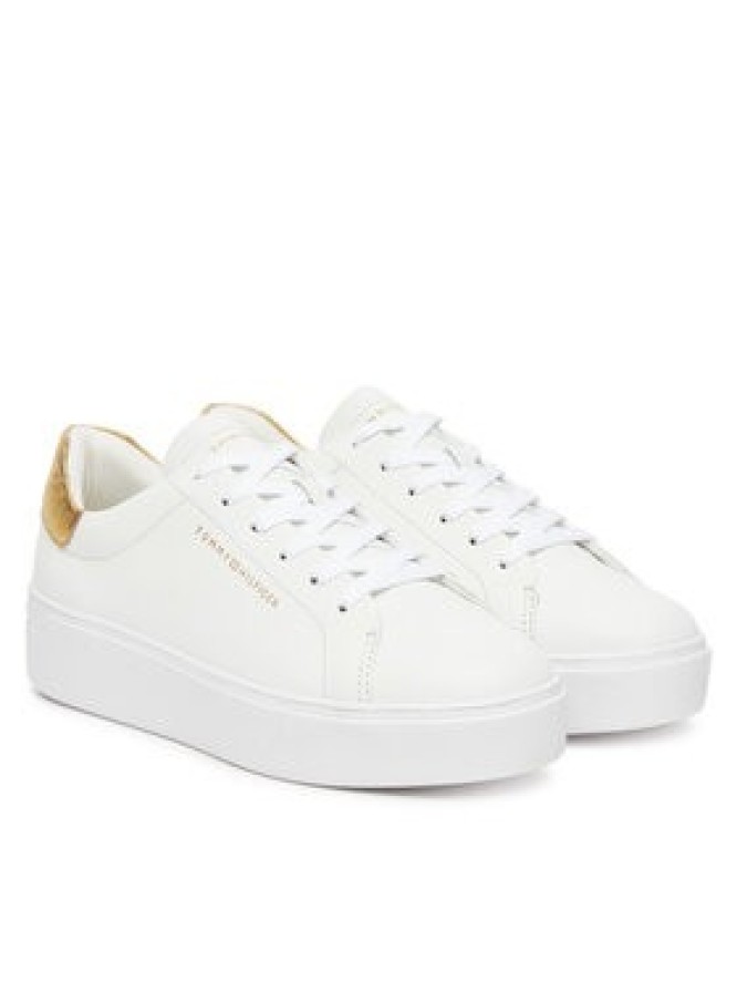 Tommy Hilfiger Sneakersy Essential Platform Court Sneaker FW0FW08756 Biały