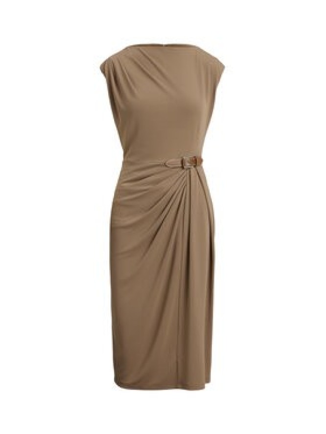 LAUREN RALPH LAUREN Sukienka codzienna 200980221001 Brązowy Slim Fit