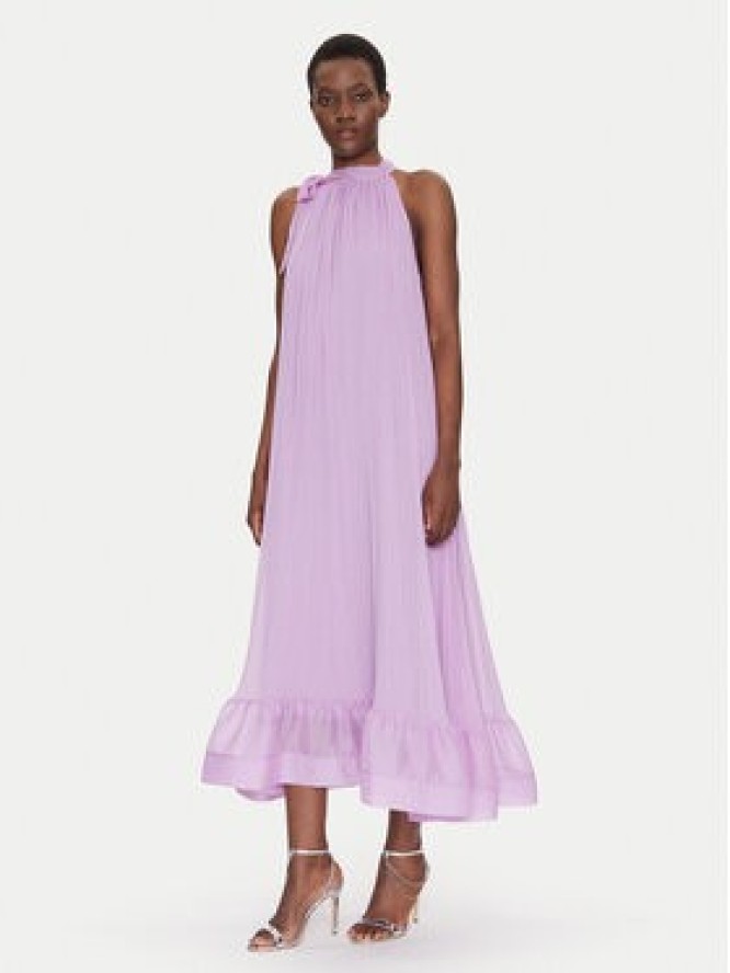 Dixie Sukienka koktajlowa A319W013A Fioletowy Regular Fit