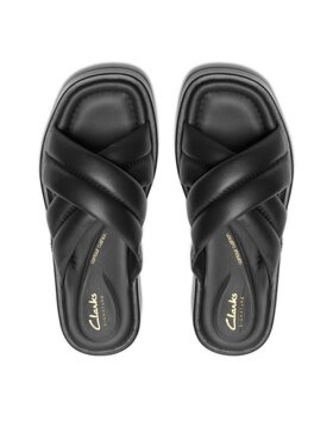 Clarks Klapki Alda Glide 26179276 Czarny