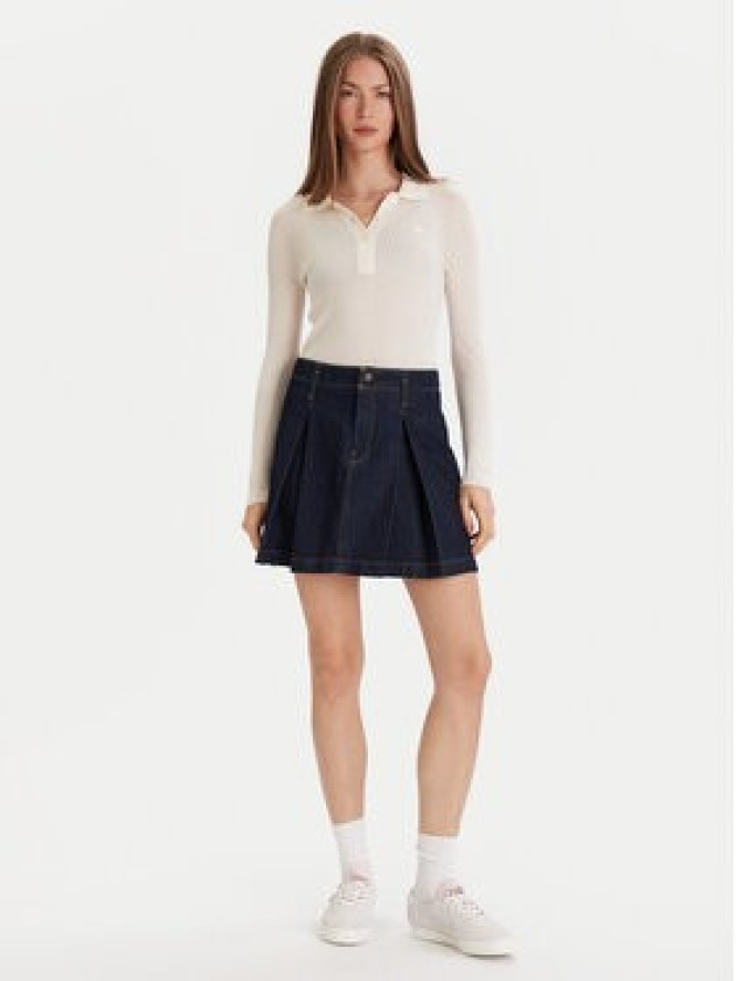 Lacoste Sweter AF4006 Écru Slim Fit