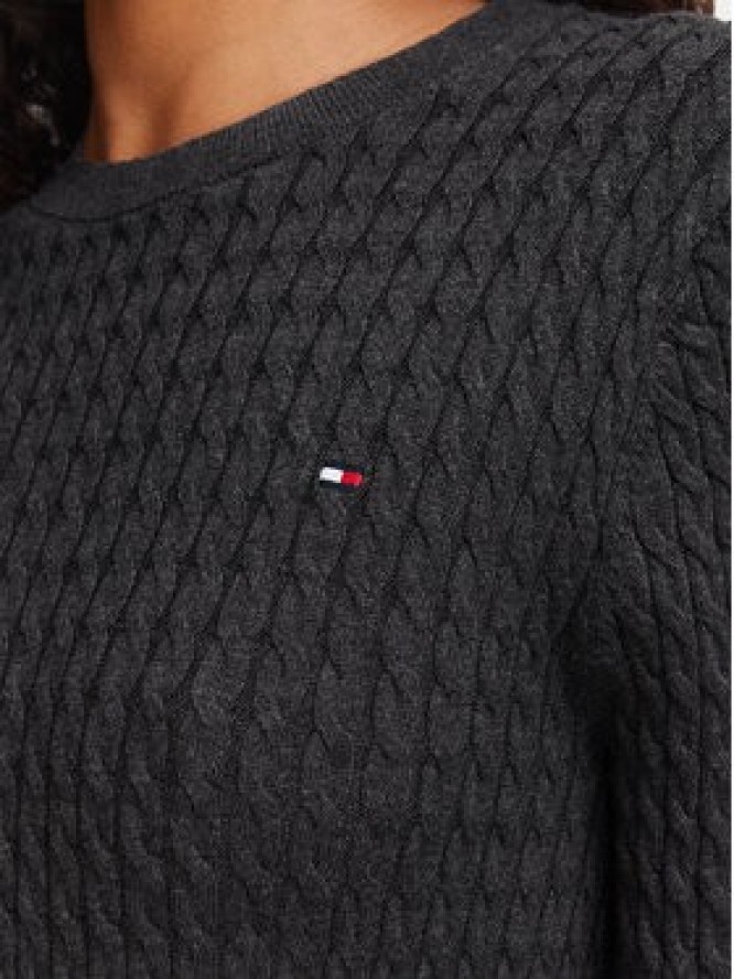 Tommy Hilfiger Sweter WW0WW44993 Szary ciemny Regular Fit