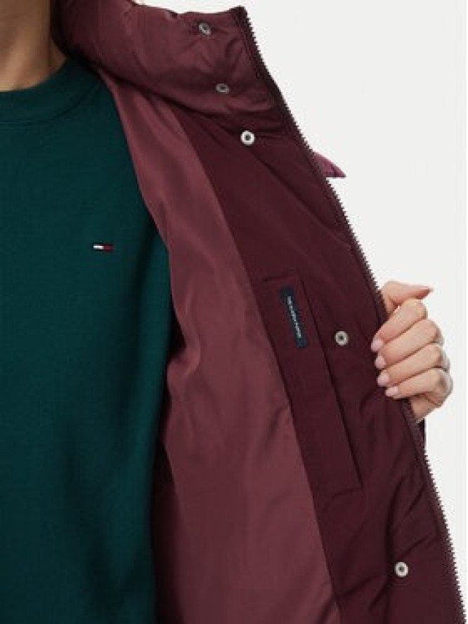 Tommy Jeans Kurtka puchowa Alaska DW0DW18610 Bordowy Regular Fit