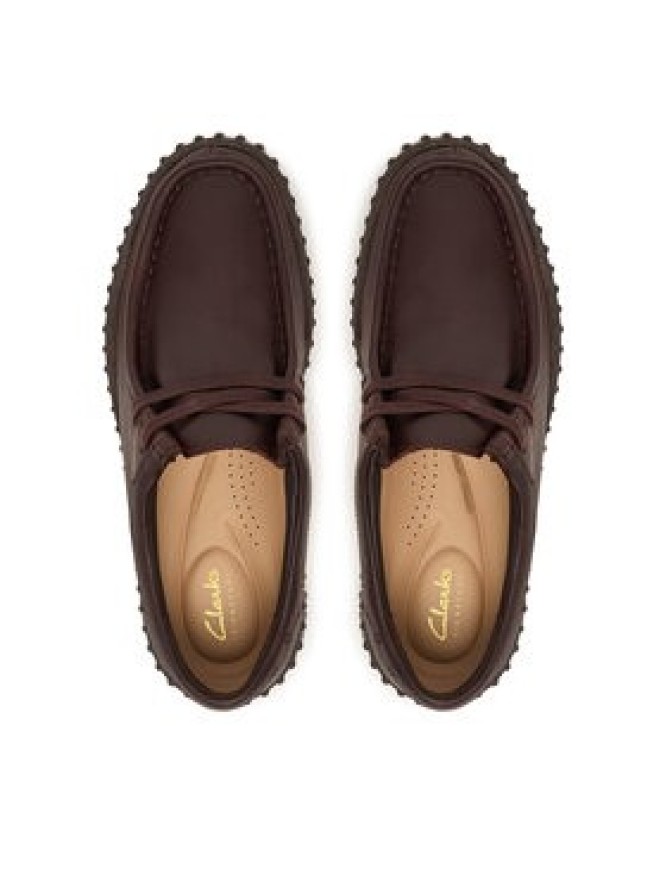 Clarks Półbuty Torhill Bee 26327768 Brązowy ciemny
