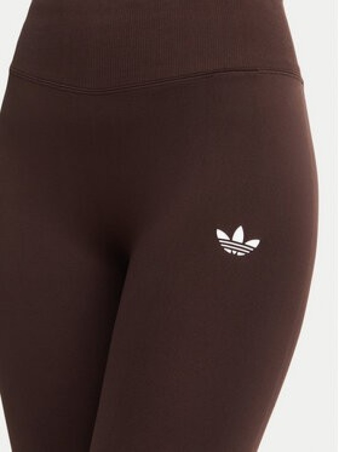 adidas Legginsy Essentials Seamless Leggings IA4522 Brązowy Slim Fit