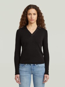 G-Star Koszulka polo w kolorze czarnym rozmiar: M