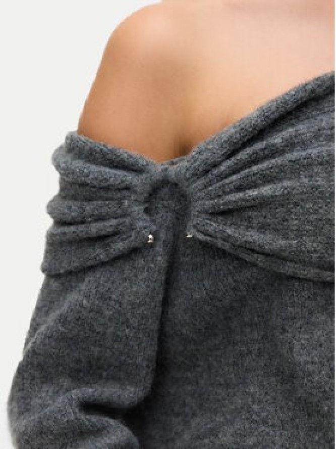 Vero Moda Sweter Lovely 10336698 Szary Regular Fit