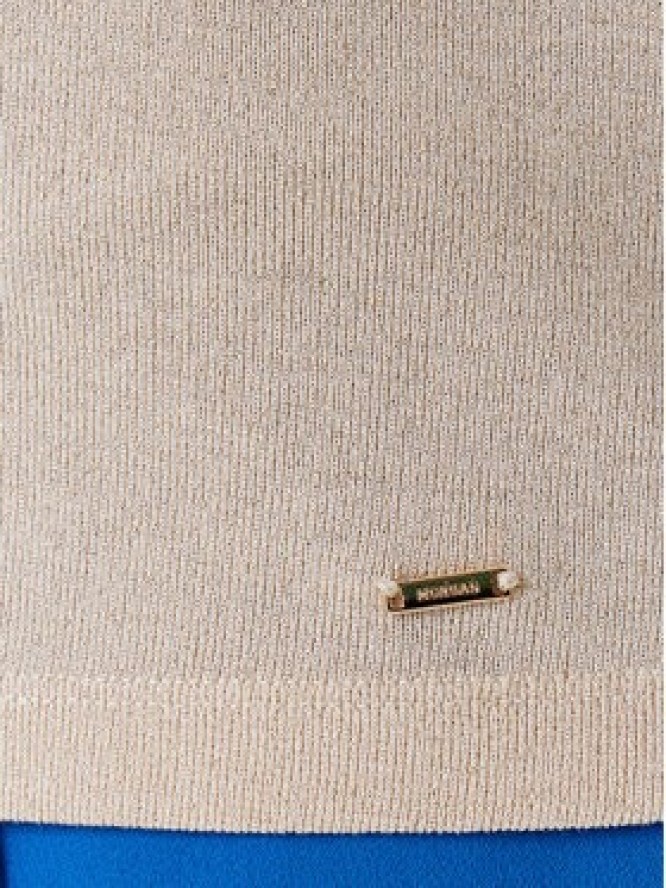 Morgan Top 251-DIDONI Beżowy Slim Fit