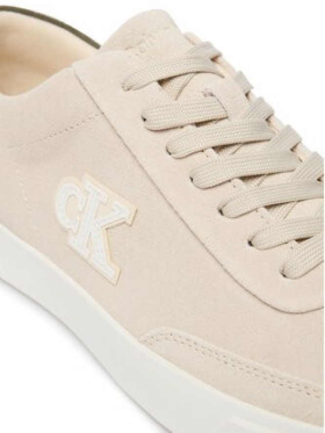 Calvin Klein Sneakersy Low Pro Cups Wt Suede Mg HW0HW03144 Beżowy